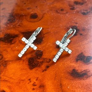 Sabika Clear Stone Dangle Earring